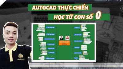 AUTOCAD thực chiến - Thành thạo từ con số 0 (Tặng 10GB dữ liệu AutoCAD)